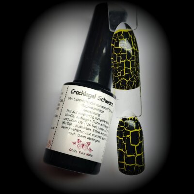 Cracklegel Schwarz