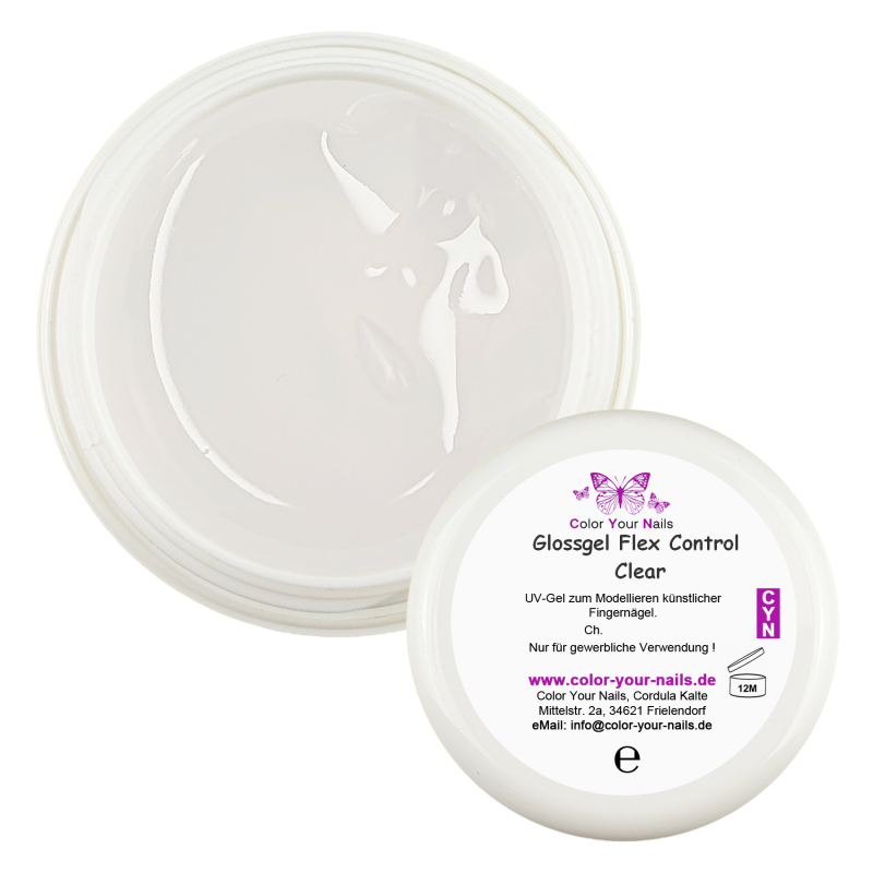 Glossgel Flex Control Clear.  Tiegel 30ml