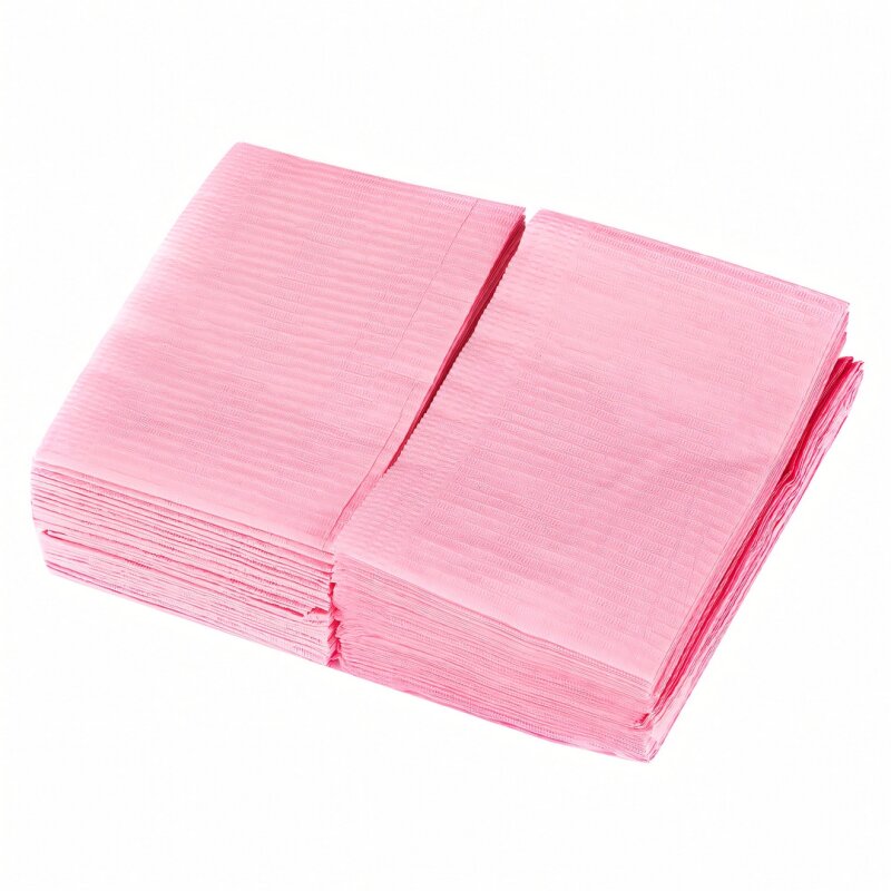Folierte Naildesign Arbeitsunterlage, Wasserundurchlässig Rosa 25 Stk