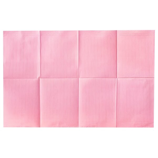 Folierte Naildesign Arbeitsunterlage, Wasserundurchlässig Rosa 25 Stk