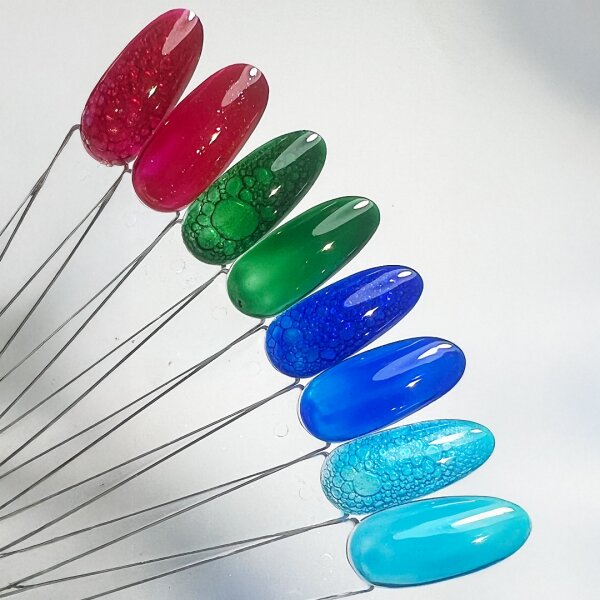 Glass Colorgel in Pinselflasche. Glasgel