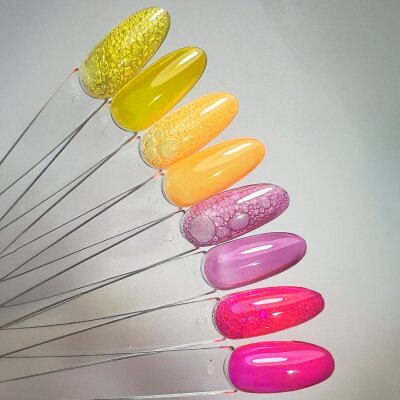 Glass Colorgel in Pinselflasche. Glasgel