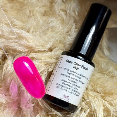 Glass Color Finish in Pinselflasche. 5ml Pink