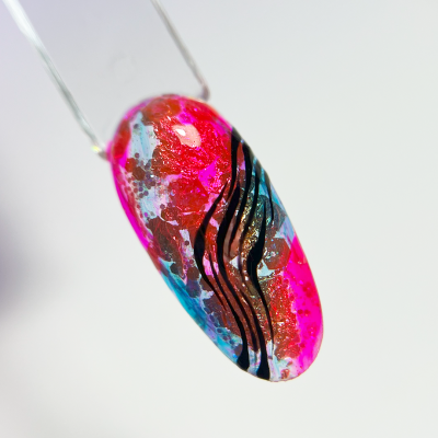 Glass Color Finish in Pinselflasche. 5ml Pink