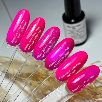 Glass Color Finish in Pinselflasche. 5ml Pink