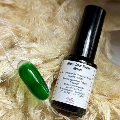 Glass Color Finish in Pinselflasche. 5ml Green