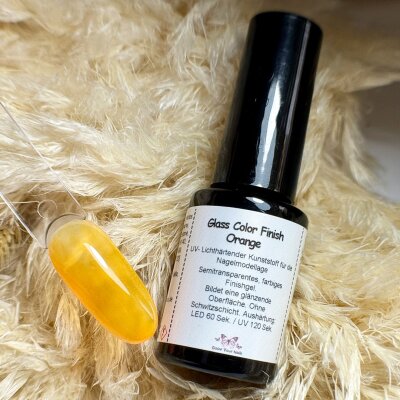 Glass Color Finish in Pinselflasche. 5ml Orange