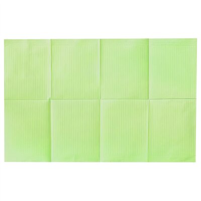 Folierte Naildesign Arbeitsunterlage, Wasserundurchlässig Frisches Grün 50 Stk