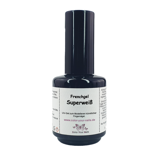 Pinselflasche Frenchgel Superweiß