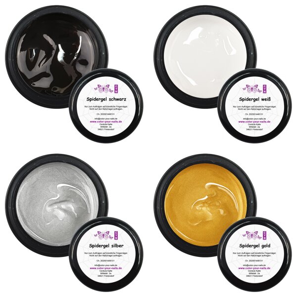 5ml Spidergel. Farbwahl Set: Kauf 3, bekomm alle 4