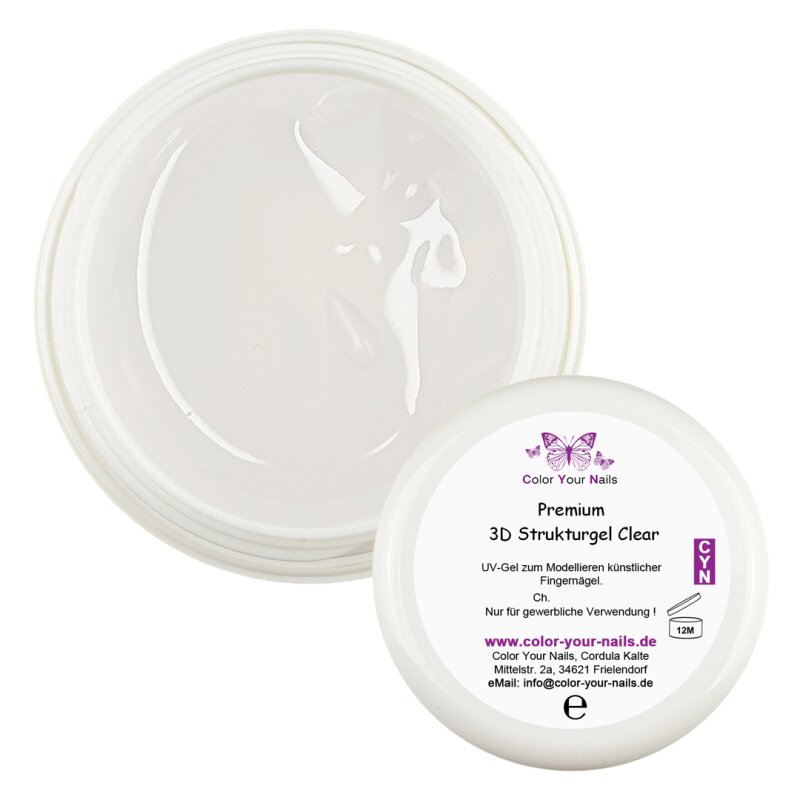 Premium 3D Strukturgel – Für plastische Designs & Muschellook