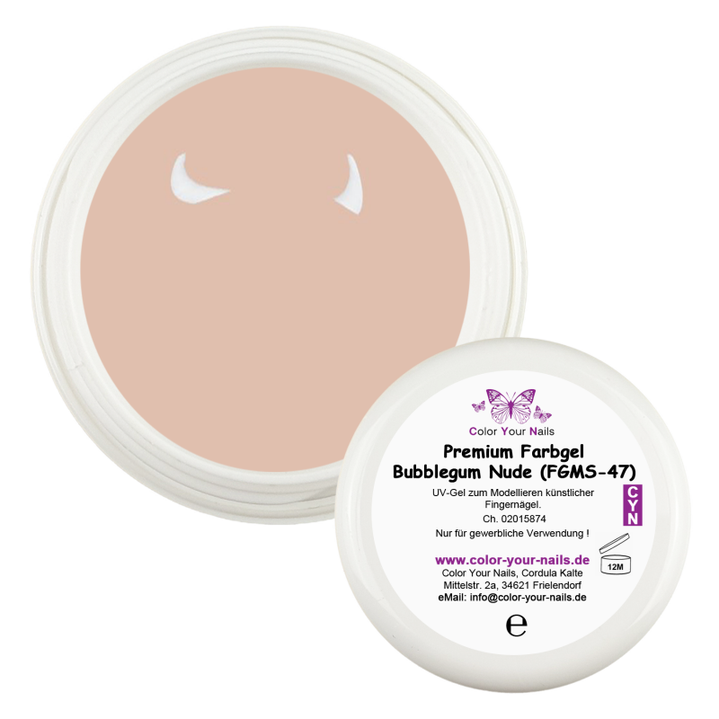 Premium Nude Farbgel Edition. Farbe: Bubblegum Nude (FGMS-47)