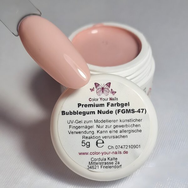 Premium Nude Farbgel Edition. Farbe: Bubblegum Nude (FGMS-47)