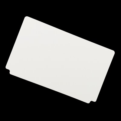 Nailart Präsentationskarten weiß 7×4cm mit Einkerbungen 10 Karten