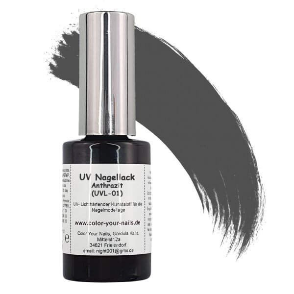 UV Nagellack in verschiedenen Farben Anthrazit (UVL-01)