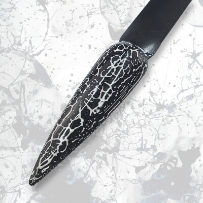 Color Abstraktgel. Weiß