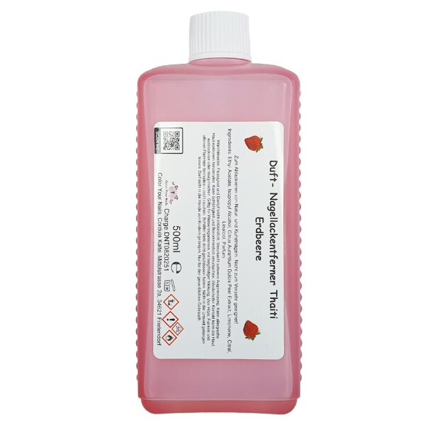 Duft Nagellackentferner Thaiti Erdbeere 500ml