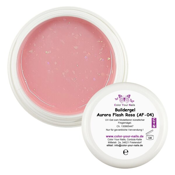Buildergel Aurora Flash Rosa (AF-04) 50ml