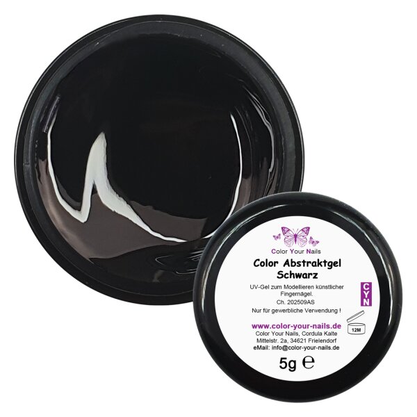 Color Abstraktgel. Set Schwarz + Weiß