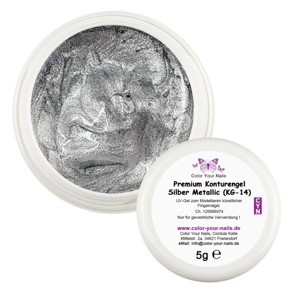 Premium Konturengel. Silber Metallic (KG-14)