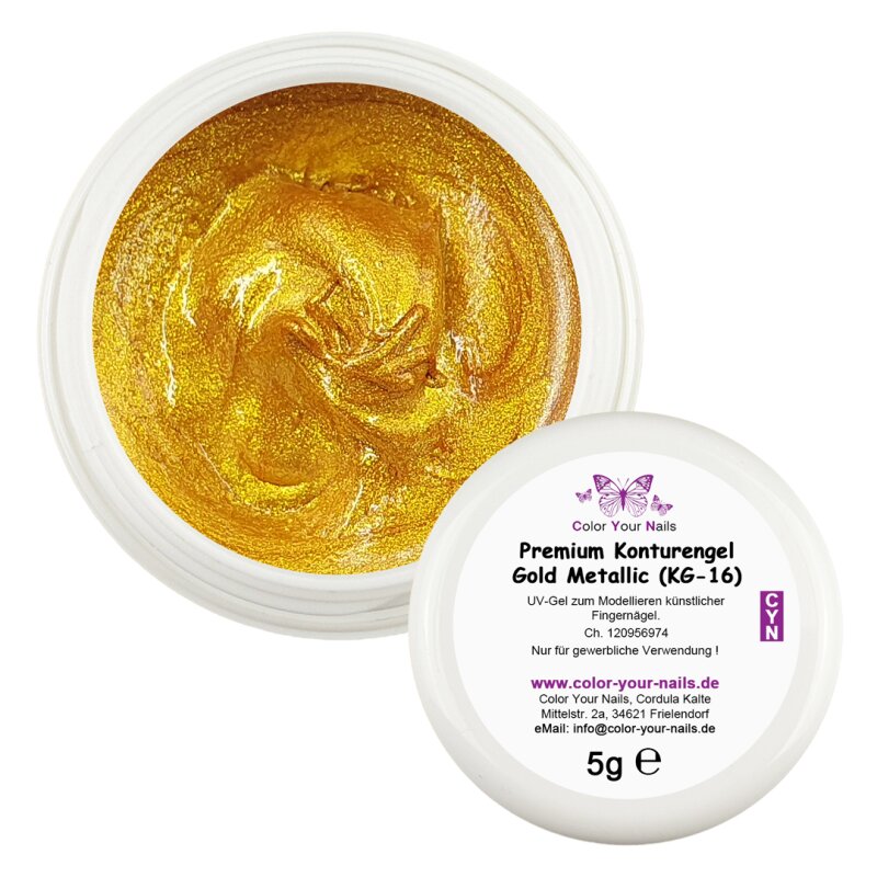 Premium Konturengel. Gold Metallic (KG-16)