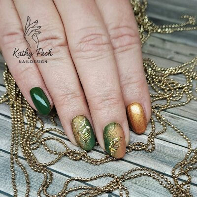 Premium Farbgel Satin Gold – Dark Edition Golden Caramel (ESG-10)