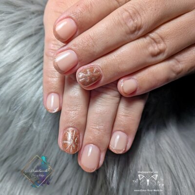 Metallic Cat Eye Farbgele NEUE FARBEN! Mirage Nude (MCE-445) in Pinselflasche