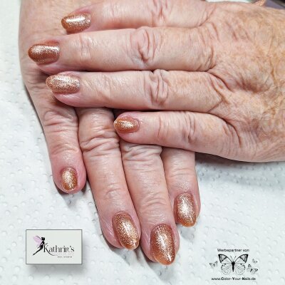 Metallic Cat Eye Farbgele NEUE FARBEN! Mirage Nude (MCE-445) in Pinselflasche