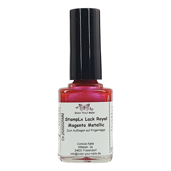 10ml StampLx Lack - Royal Magenta Metallic