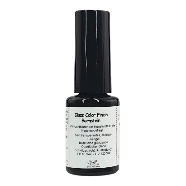 Glass Colorgel in Pinselflasche. Glasgel 15ml NEU: Bernstein