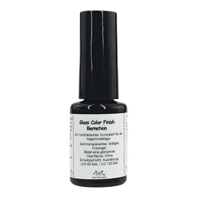 Glass Colorgel in Pinselflasche. Glasgel 15ml NEU: Bernstein