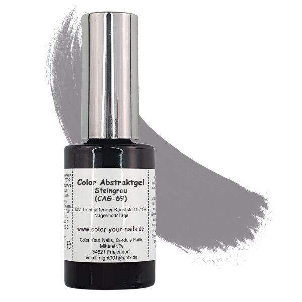 Color Abstraktgel in Pinselflasche Steingrau (CAG-69)