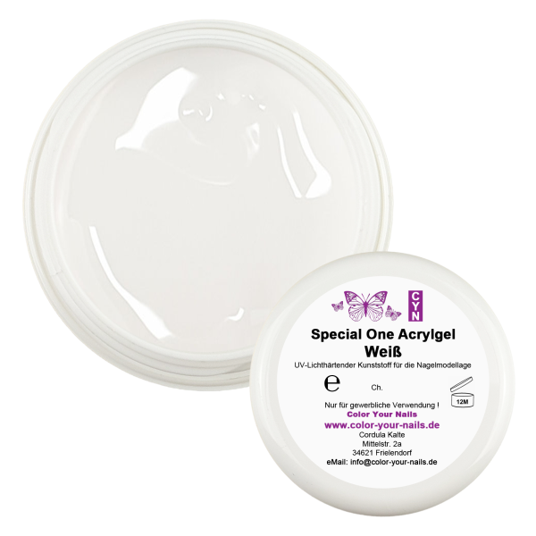 Special One Acrylgel weiß 30g