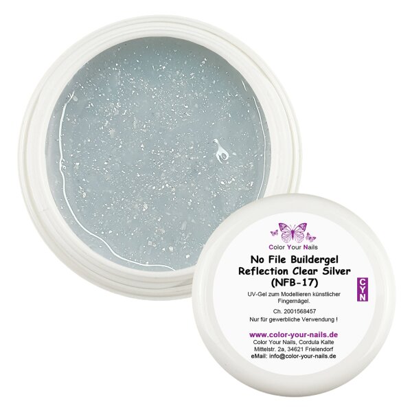 No file Buildergel Reflection Silver (NFB-17)- milchig...