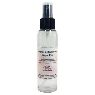 NEU Ölfreier Spray Duft Cleaner & Raumduft – 2-in-1 für Nägel & Studio. Sugar Pop 25ml