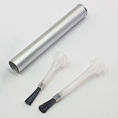 Aluminium Pinselhalter & Pinsel. Auswahl.: mit 30 Pinsel