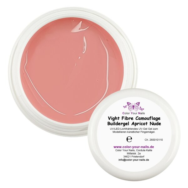 Vight Fibre Camouflage Buildergel Apricot - Nude (02) 15ml