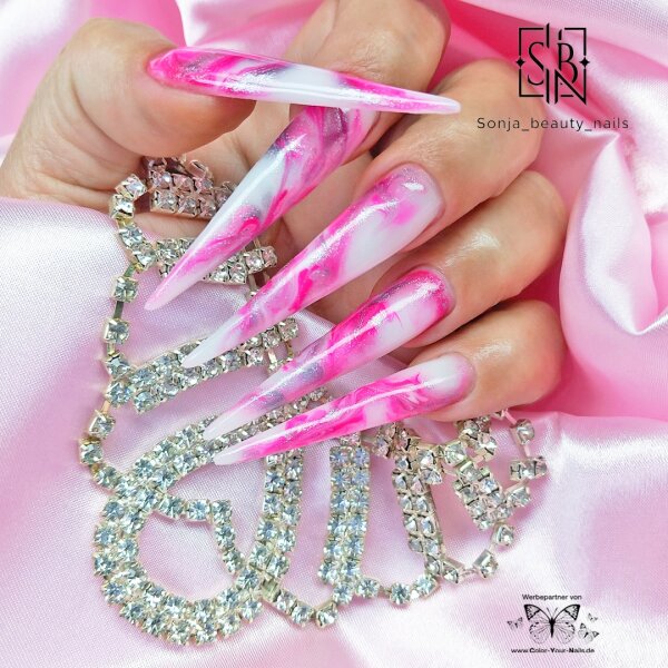 Extra Long Mountain Peak Soft Gel Tips – Full Cover (240 Stück)
