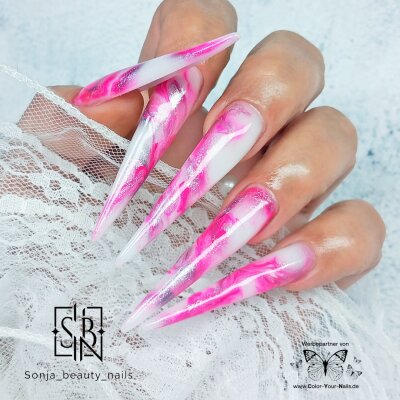 Extra Long Mountain Peak Soft Gel Tips – Full Cover (240 Stück)