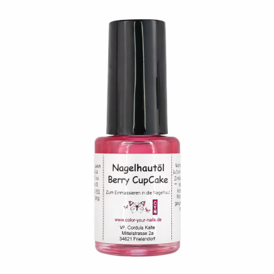 Nagelhautöl Berry CupCake – Süßer Beerenduft 5ml Pinselflasche