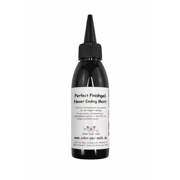 Perfekt Finish Never ending matt. Supermatt ! Pinselflasche 100ml Refillflasche