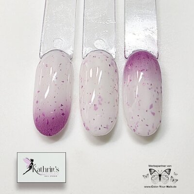 Rubbergel Milky Purple Flakes (RG-6841) 50g Tiegel
