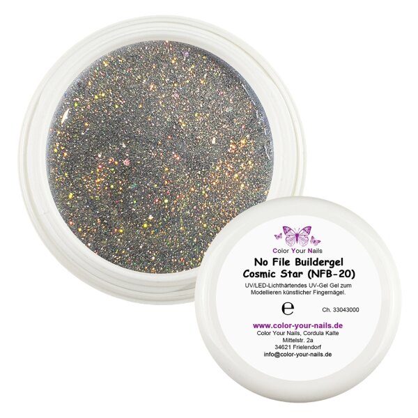 Holo Glitter No File Buildergel Cosmic Star (NFB-20)