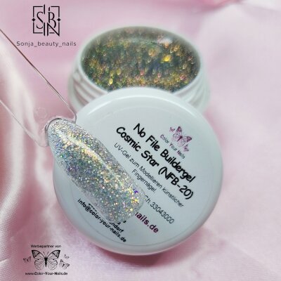 Holo Glitter No File Buildergel Cosmic Star (NFB-20)