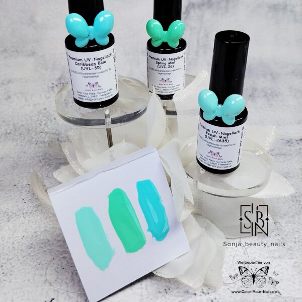 Premium UV Nagellack in verschiedenen Farben. Polishgel