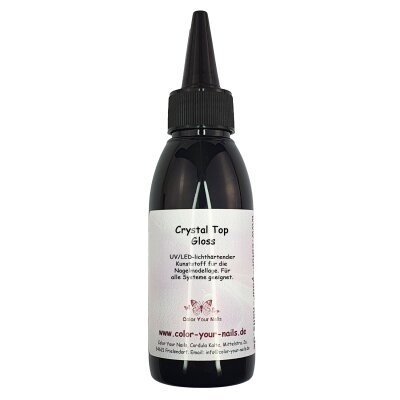Crystal Top Gloss - no wipe 100ml Refillflasche