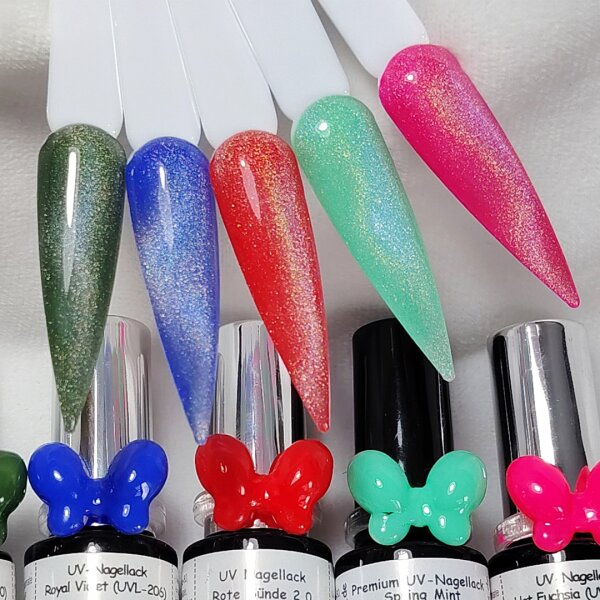 Cat Eye Effektgel Holo Silber- nicht deckend!