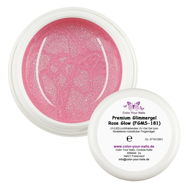 Premium Glimmergel Rose Glow (FGMS-181)