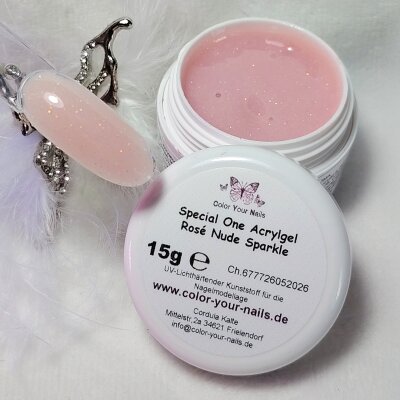Special One Acrylgel Rosé Nude Sparkle 5g