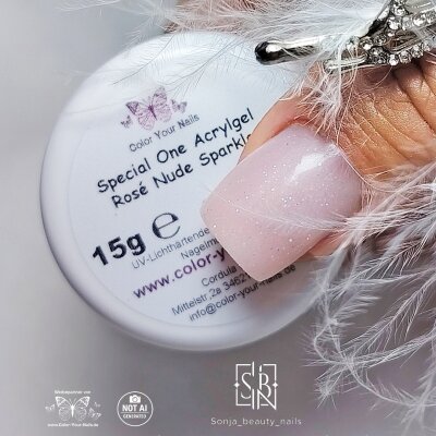 Special One Acrylgel Rosé Nude Sparkle 5g
